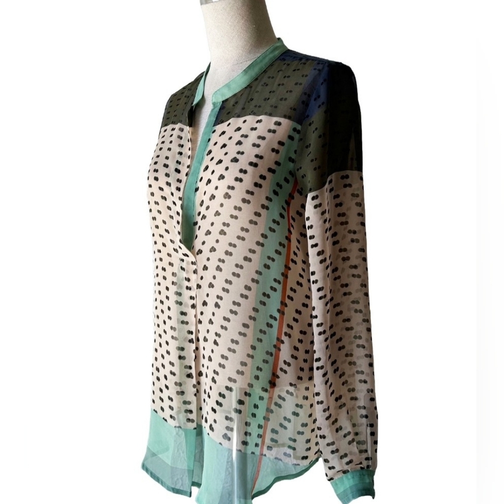 Konrad & Joseph Sheer Blouse. View 4